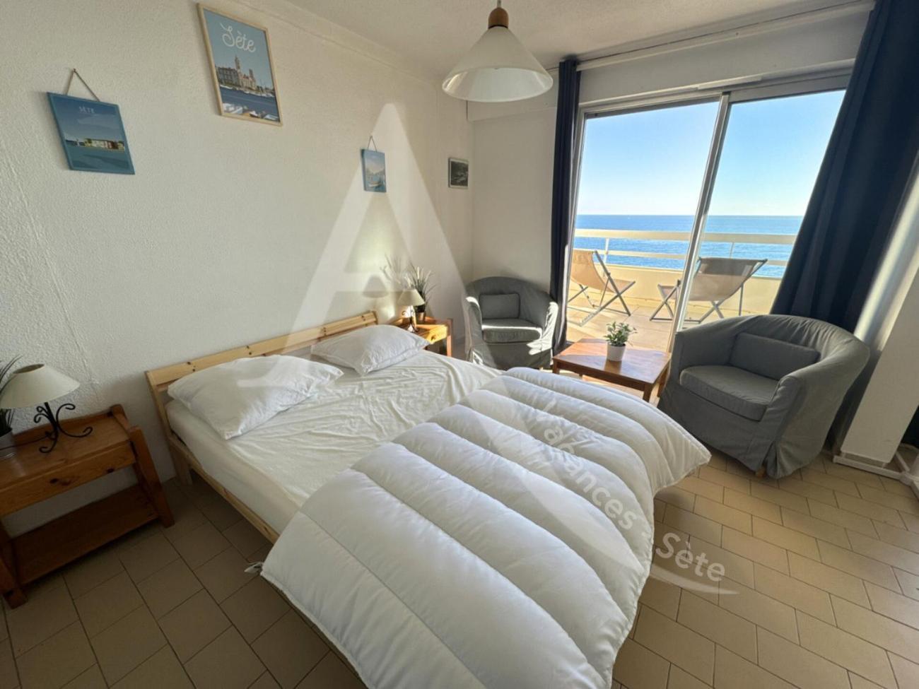 40 M², 1Ere Ligne Mer, Dernier Etage Avec Ascenseur Sète Exterior foto